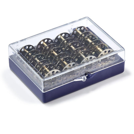 Bobbin Case - 12 Metal Bobbins - Everything Fabric
