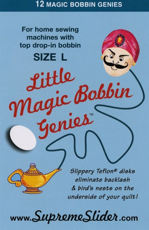 Bobbin Little Magic Genies Drop-In Size L - Everything Fabric