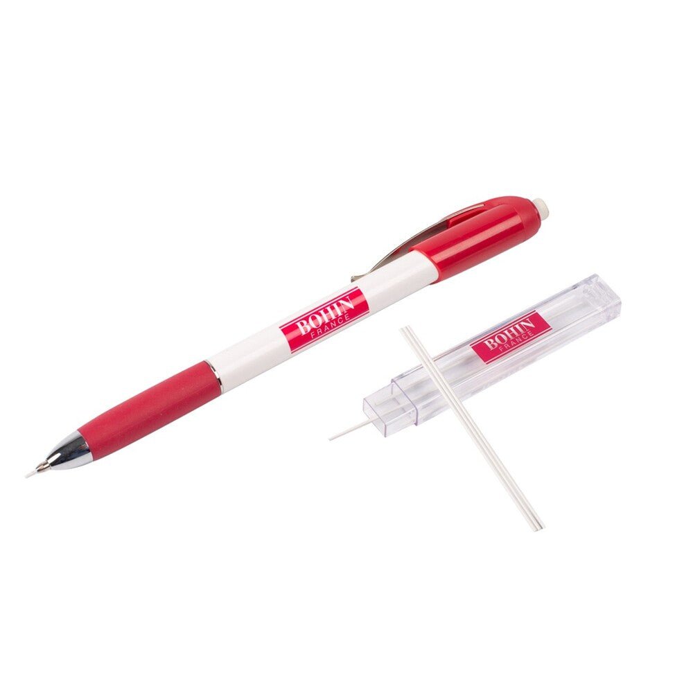 Bohin Mechanical Pencil .9 mm White - Everything Fabric
