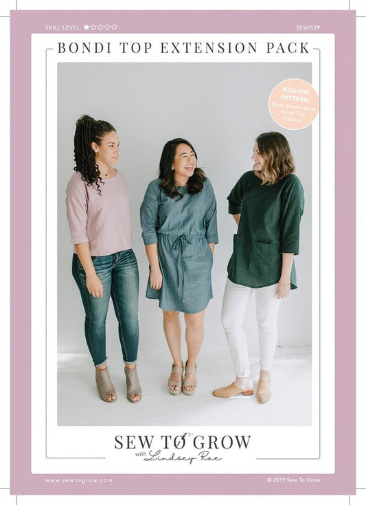 Bondi Top Expansion Pack Pattern - Everything Fabric