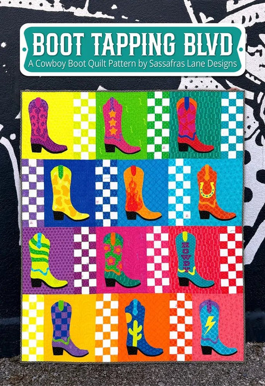 Boot Tapping Boulevard Quilt Pattern - Everything Fabric