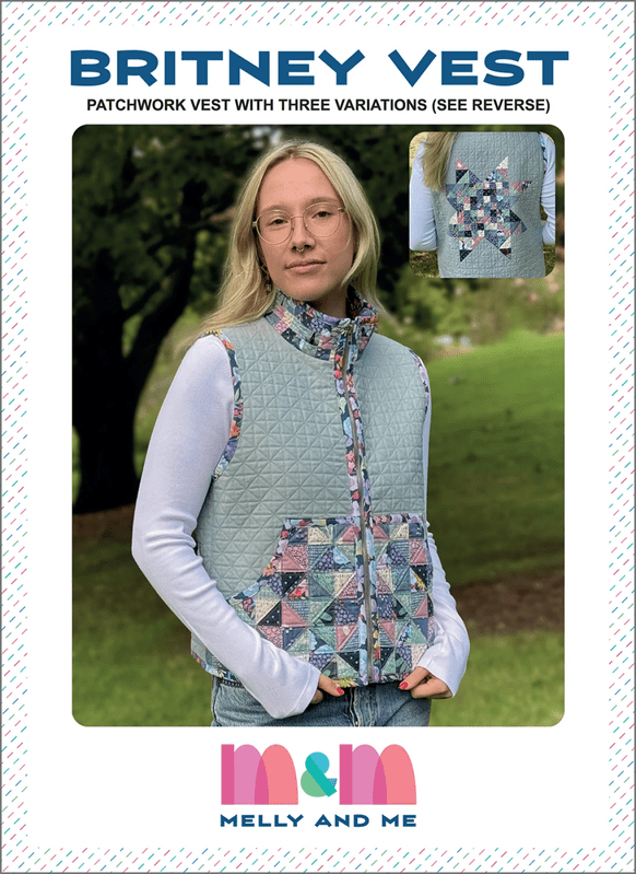 Britney Vest Linen Cover Version Pattern - Everything Fabric