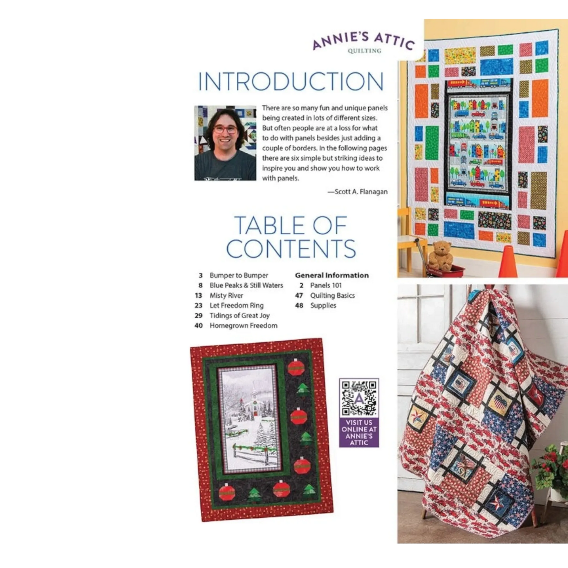 Building Quilts With Panels Book - Everything Fabric
