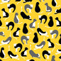 Buttercup Feline Fine Cats Yellow - Everything Fabric