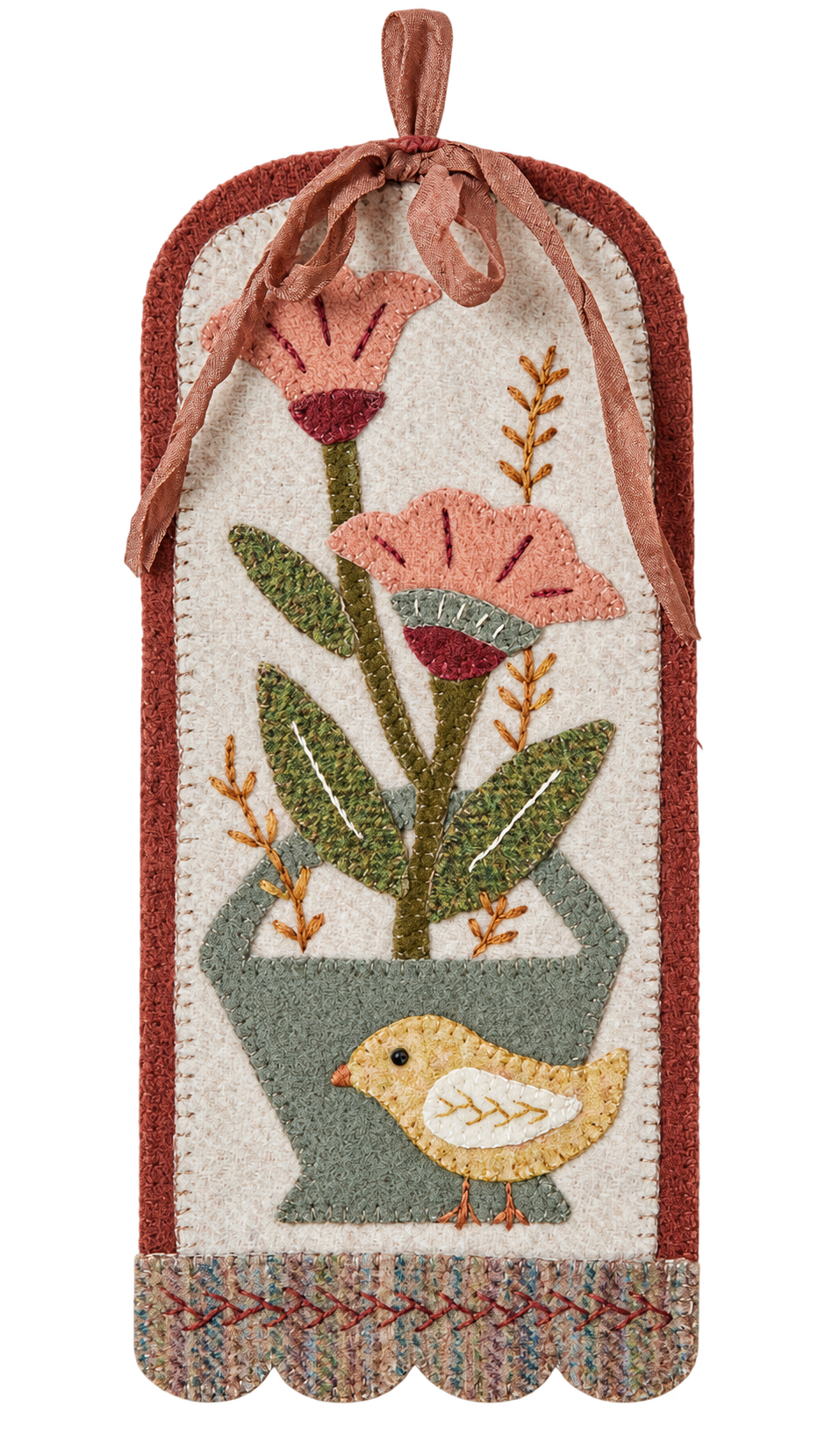 Sweet and Simple April by Buttermilk Basin — finished appliqué example, pattern only