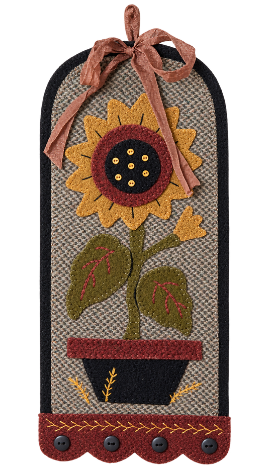 Sweet and Simple August by Buttermilk Basin — finished appliqué example, pattern only