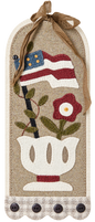 Sweet and Simple July by Buttermilk Basin — finished appliqué example, pattern only