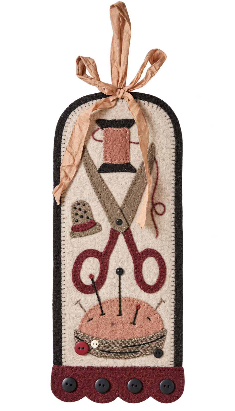 Sweet and Simple Sewing by Buttermilk Basin — finished appliqué example, pattern only