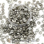 Buttons Mini 4 mm - 2 Hole Silver - Everything Fabric