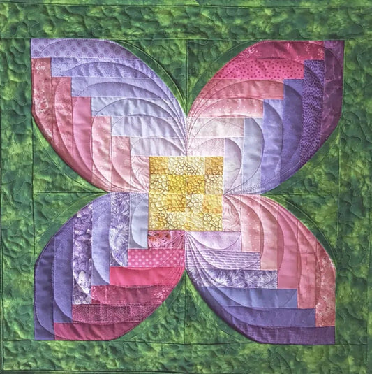 Cabin Flower Table Topper Pattern - Everything Fabric