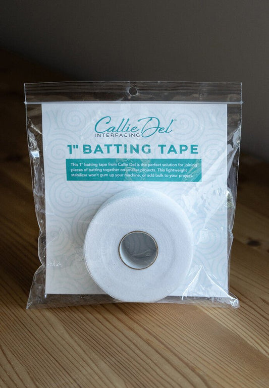 Callie Del Batting Tape 1in x 30yds - Everything Fabric