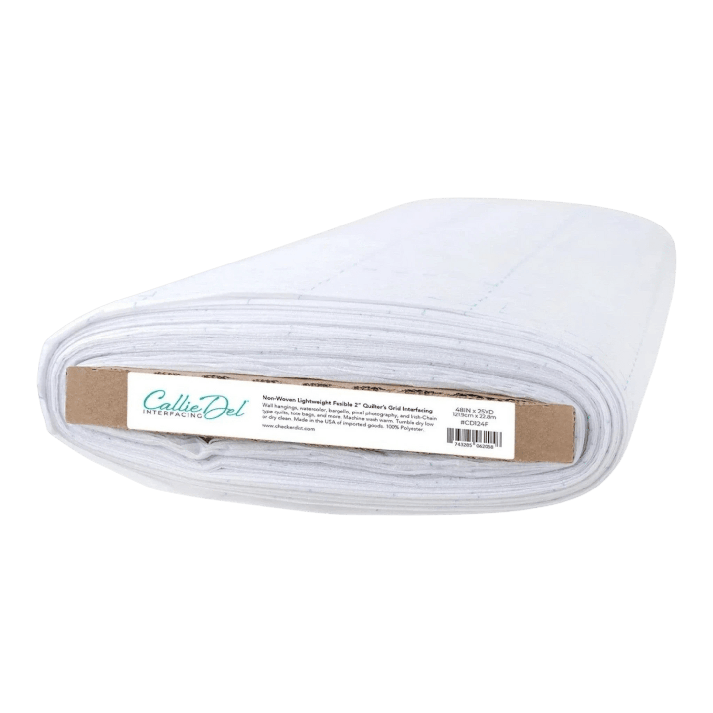 Callie Del Non-Woven Lightweight Fusible 2in Quilter's Grid Interfacing 48in wide - Everything Fabric