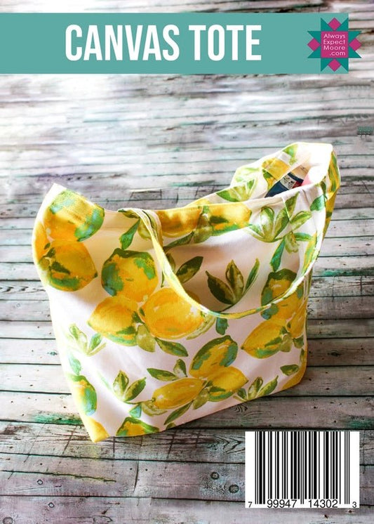Canvas Tote Postcard Pattern - Everything Fabric