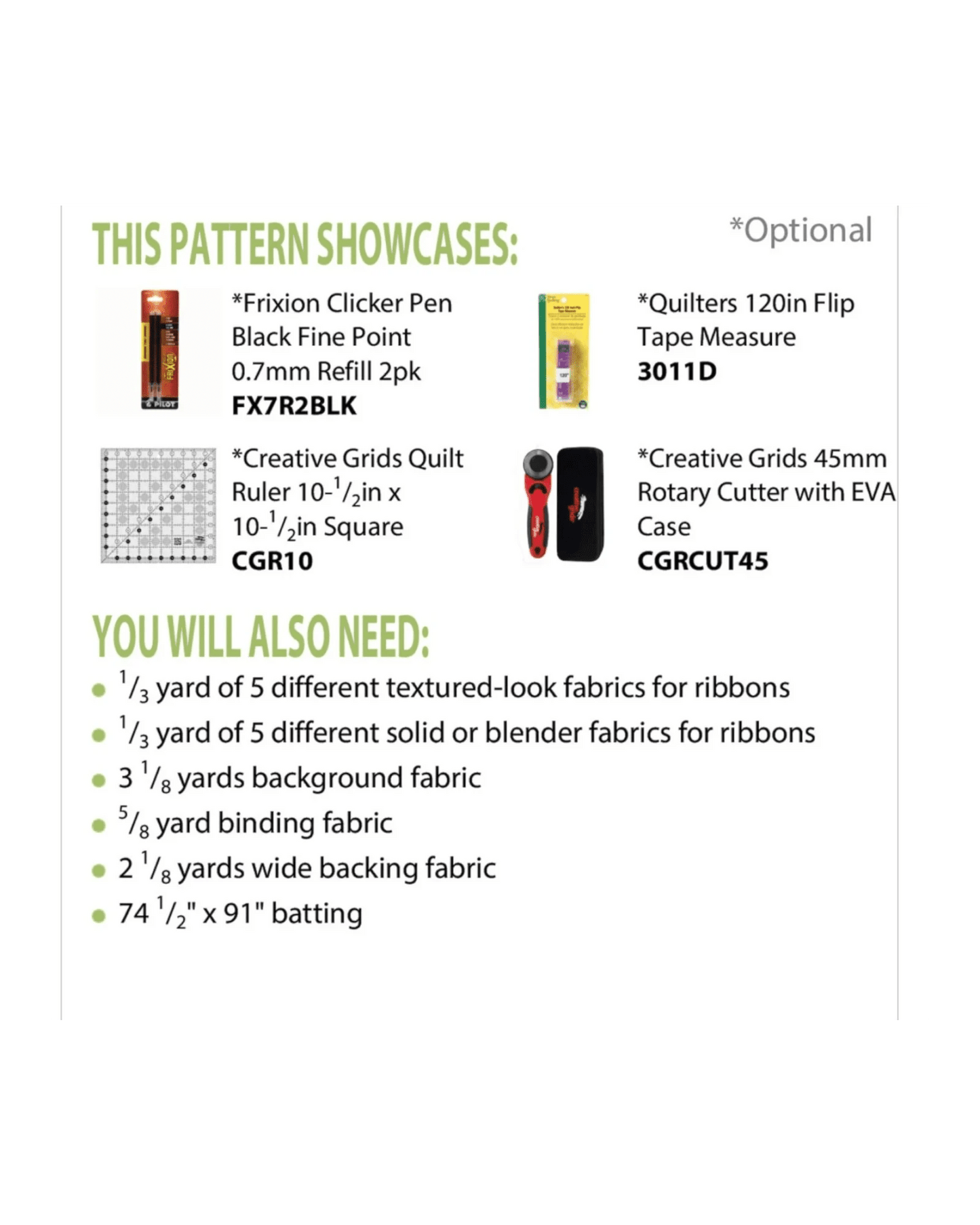 Cascading Ribbons Quilt Pattern - Everything Fabric