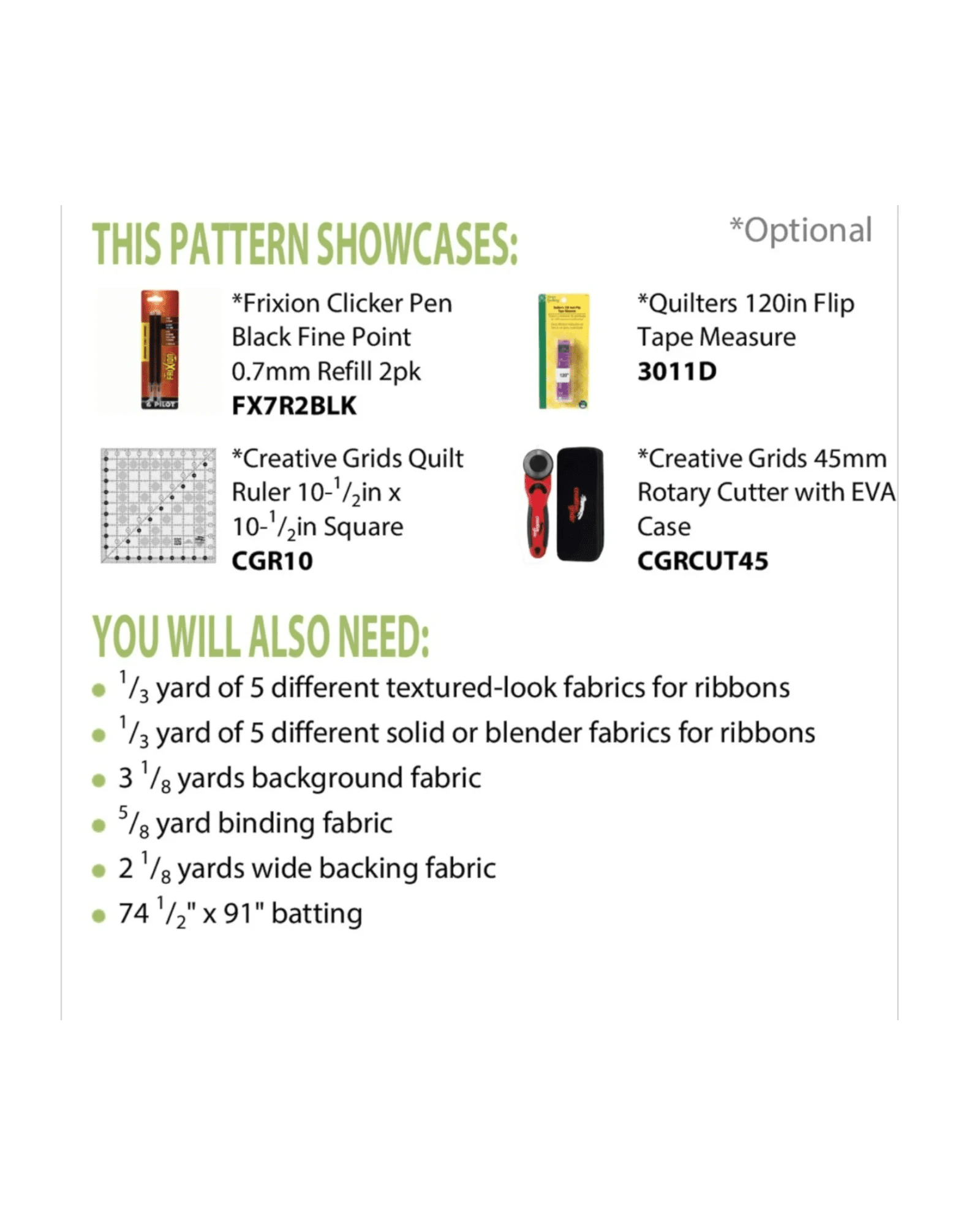 Cascading Ribbons Quilt Pattern - Everything Fabric