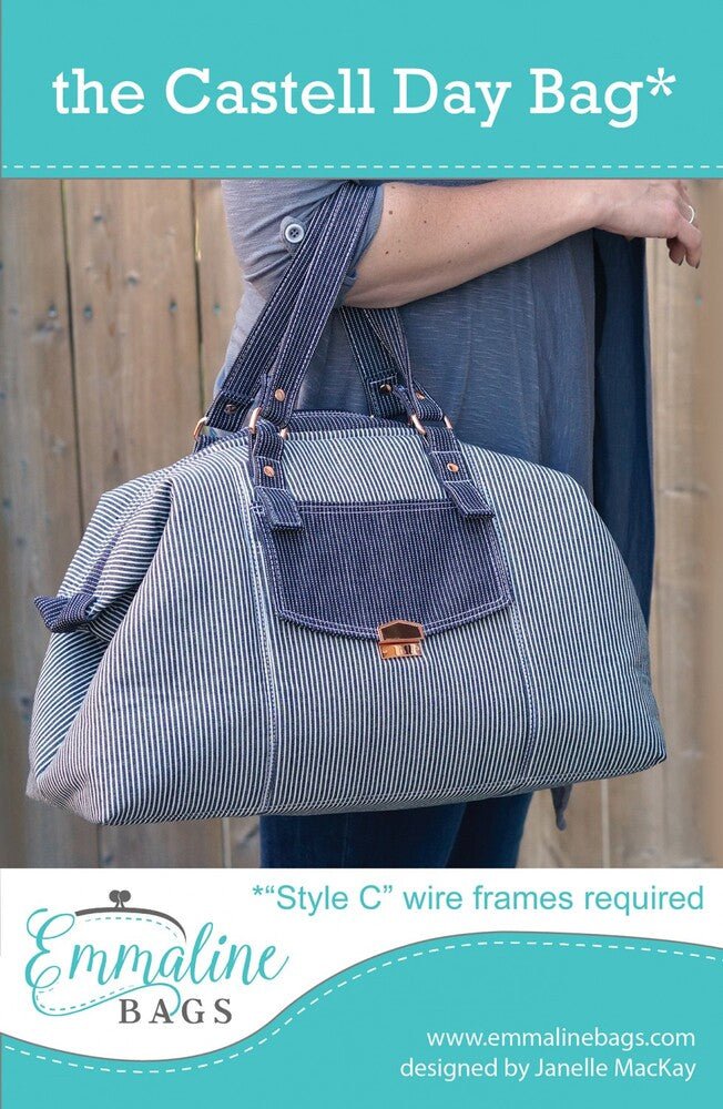 Castell Day Bag Pattern - Everything Fabric