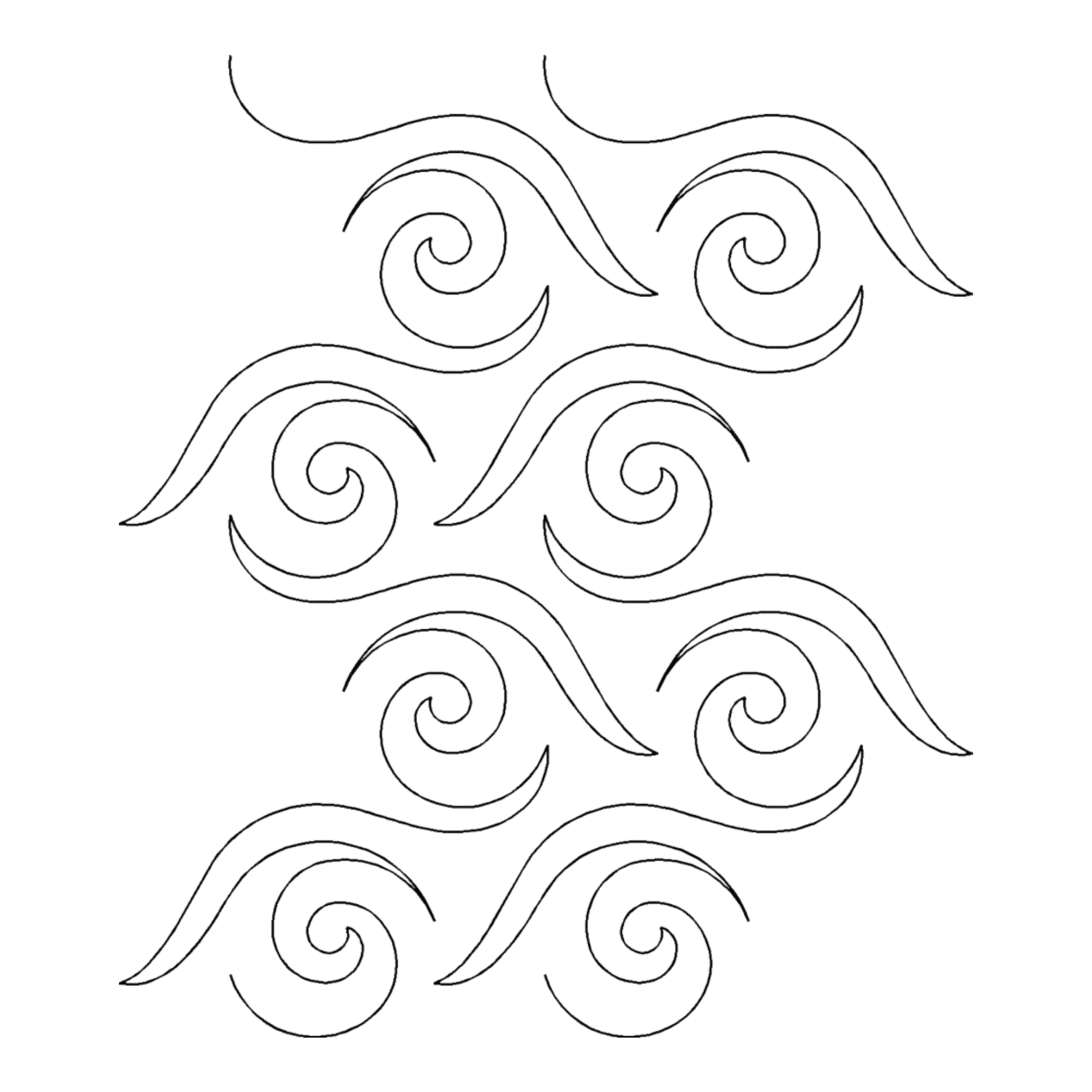 Cha-Cha Overall Stencil - 6 in - Everything Fabric