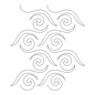 Cha-Cha Overall Stencil - 6 in - Everything Fabric