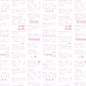 Chalk Garden - White/Pink Maker Dictionary - Everything Fabric
