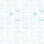 Chalk Garden - White/Turquoise Maker Dictionary - Everything Fabric