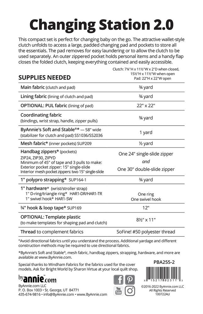 Changing Station Pattern 2.0 - Everything Fabric