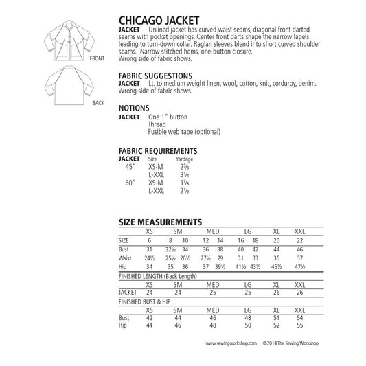 Chicago Jacket Pattern - Everything Fabric