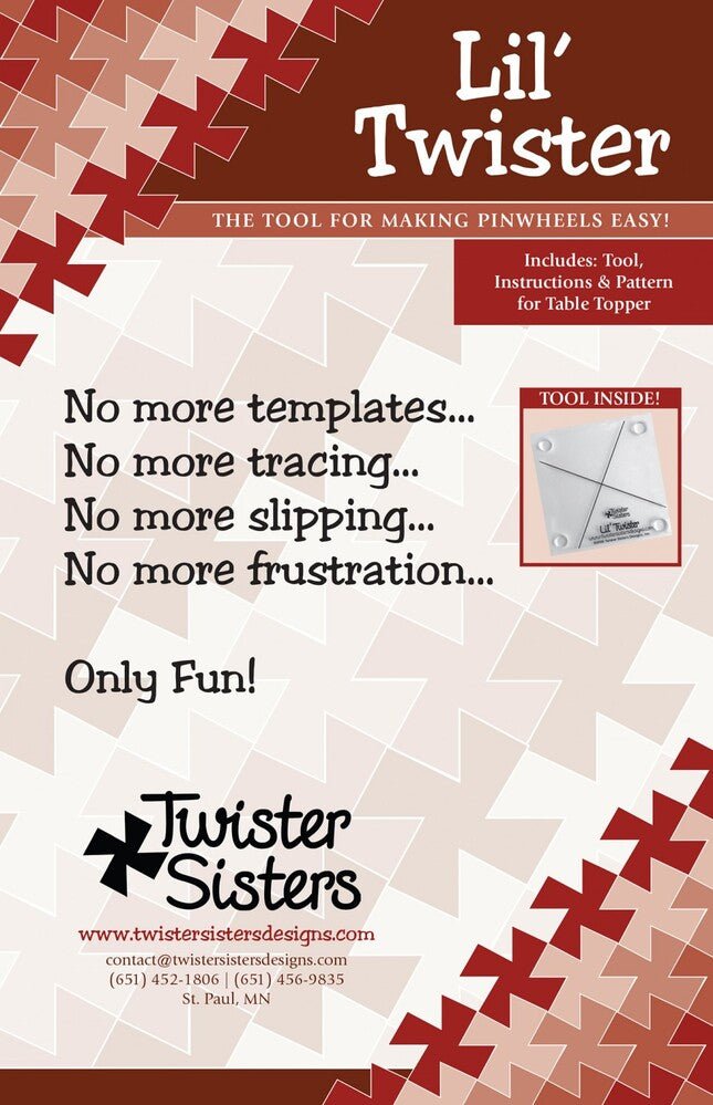Christmas Lil Twister II Pattern - Everything Fabric