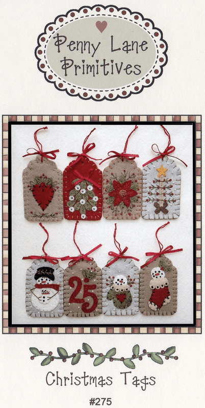 Christmas Tags Pattern - Everything Fabric