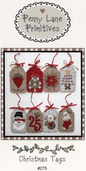 Christmas Tags Pattern - Everything Fabric