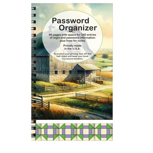 Churn Dash Password Book - Everything Fabric