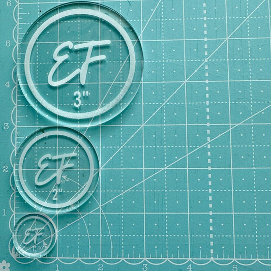 Circle Acrylic Template Set of 3 - Everything Fabric
