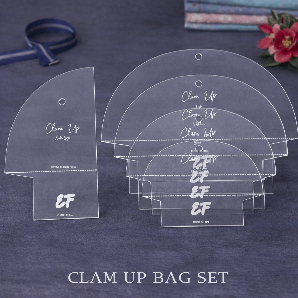 Clam Fam Bag Template Set - Everything Fabric