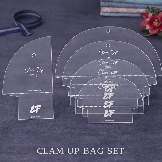 Clam Fam Bag Template Set - Everything Fabric
