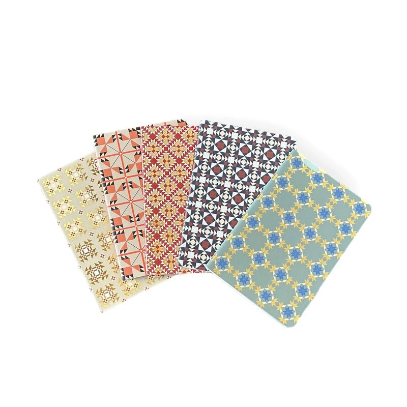 Classic Quilts Soft Notebooks Set of 5 - Everything Fabric