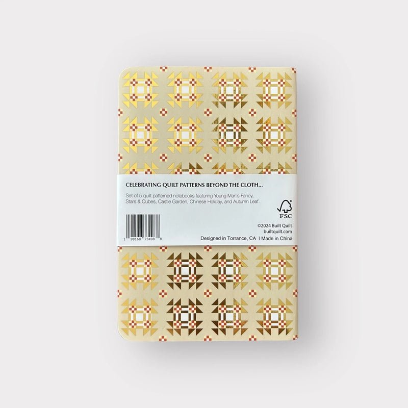 Classic Quilts Soft Notebooks Set of 5 - Everything Fabric