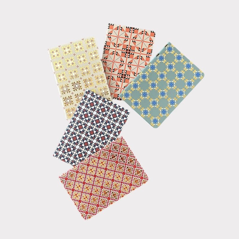 Classic Quilts Soft Notebooks Set of 5 - Everything Fabric
