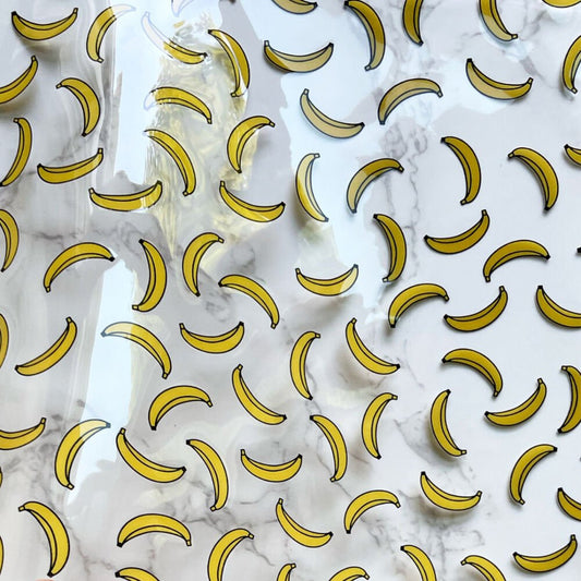 Clear Vinyl - BANANAS - Everything Fabric