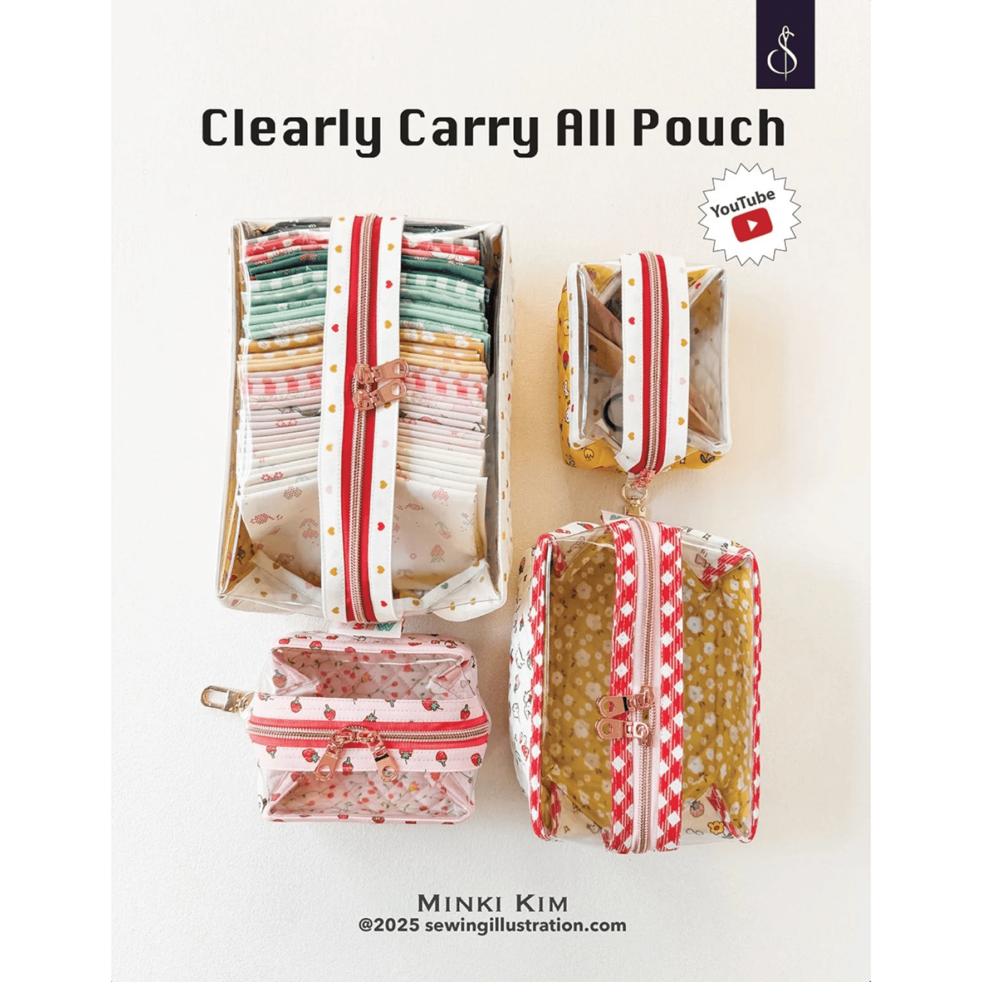 Clearly Carry All Pouch Pattern - Everything Fabric