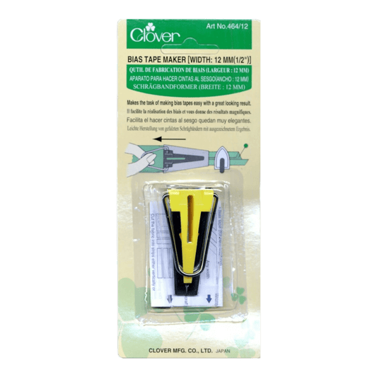 Clover Bias Tape Maker 1/2 inch - Everything Fabric