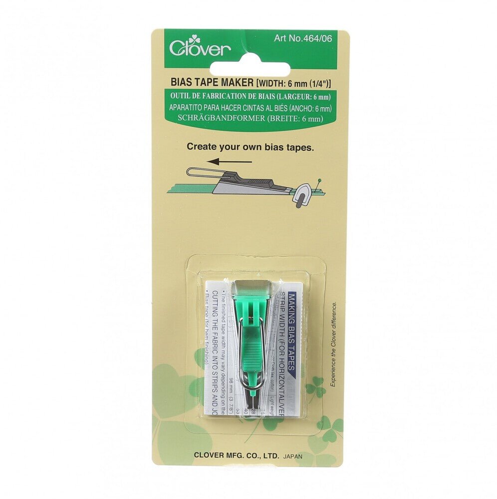 Clover Bias Tape Maker 1/4 inch - Everything Fabric