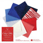 Color Me Fat Quarter Bundle America Color 10pc - Everything Fabric