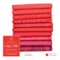 Color Me Fat Quarter Bundle - Red Roses 10pc - Everything Fabric