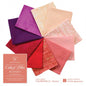 Color Me Fat Quarter Bundle – Sunset 10pcs - Everything Fabric