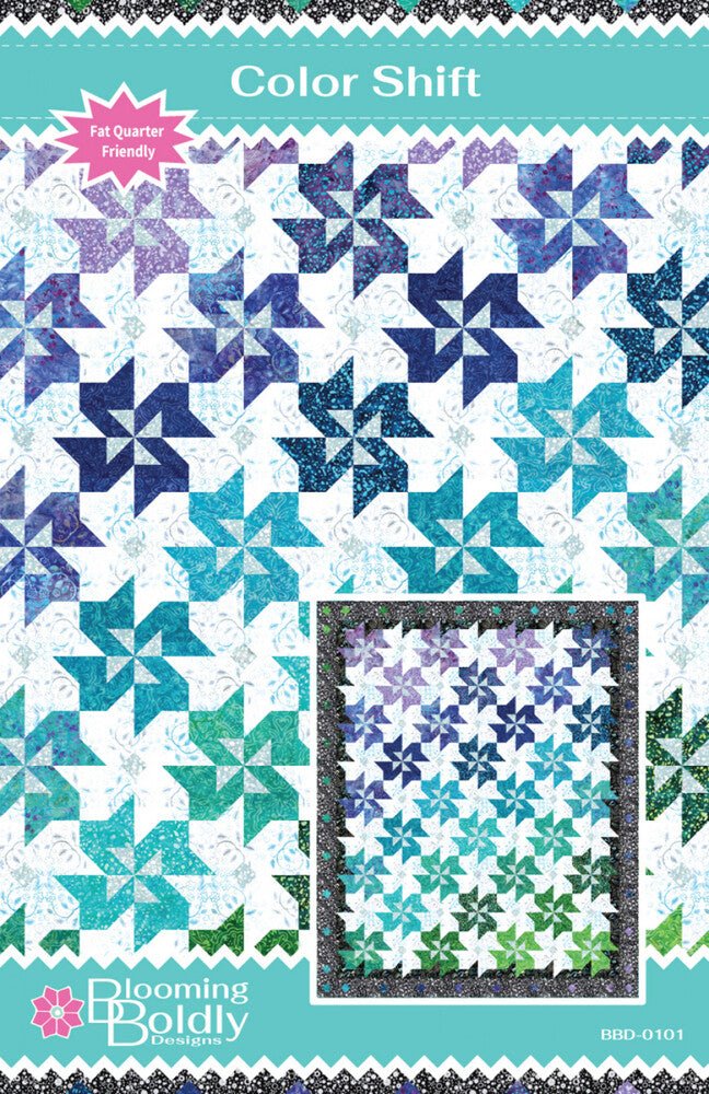 Color Shift Quilt Pattern - Everything Fabric