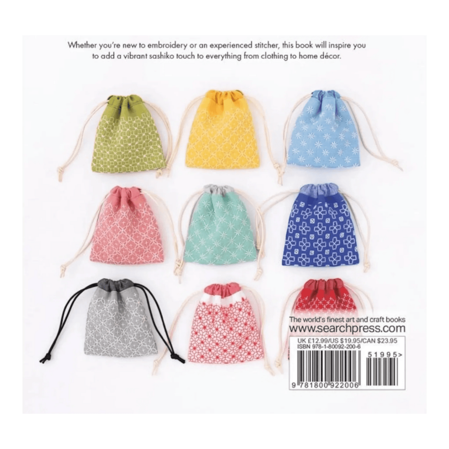 Colourful Sashiko Book by Sashikonami - Everything Fabric