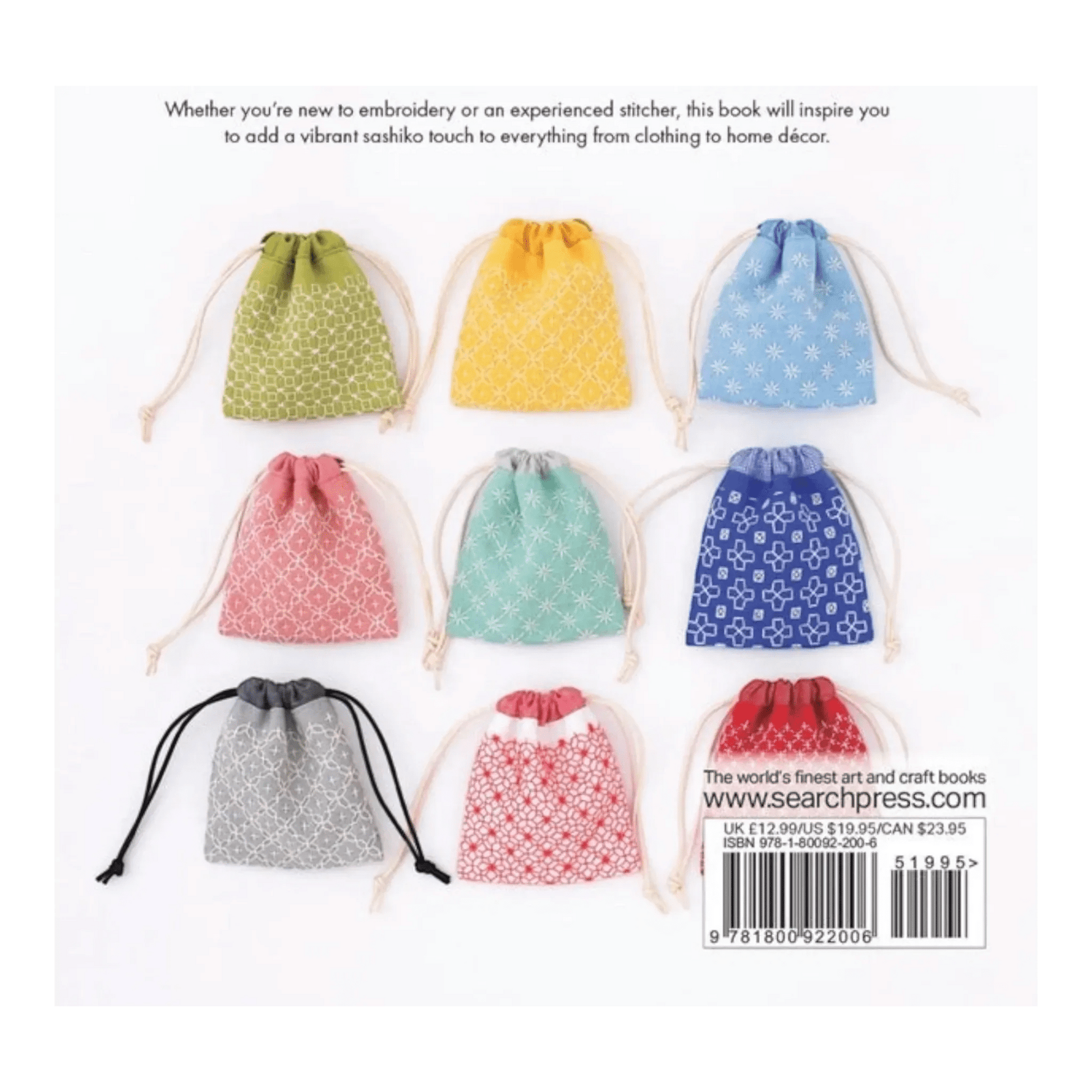 Colourful Sashiko Book by Sashikonami - Everything Fabric