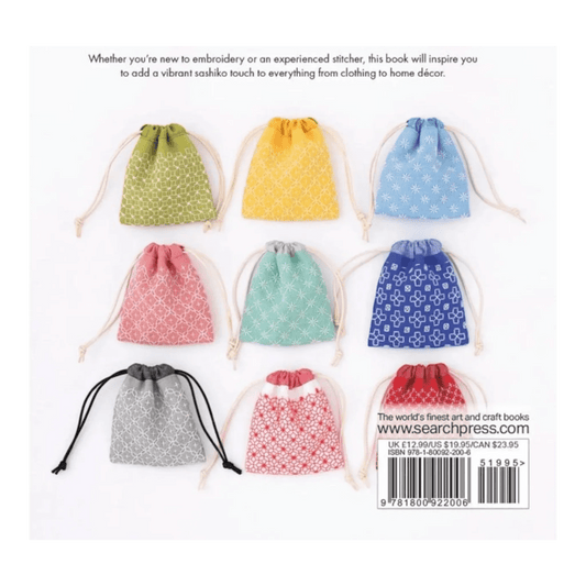 Colourful Sashiko Book by Sashikonami - Everything Fabric