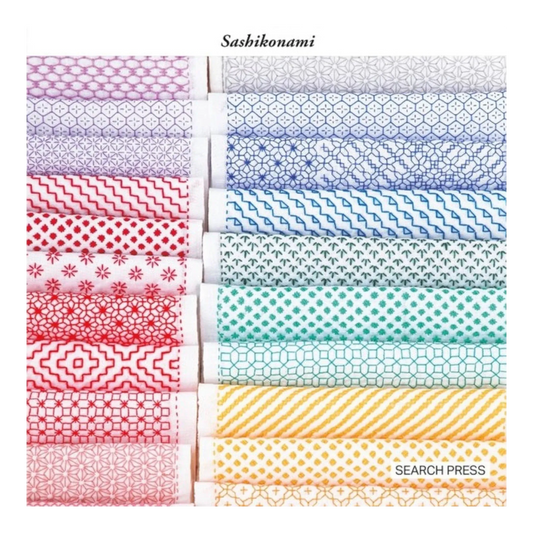 Colourful Sashiko Book by Sashikonami - Everything Fabric