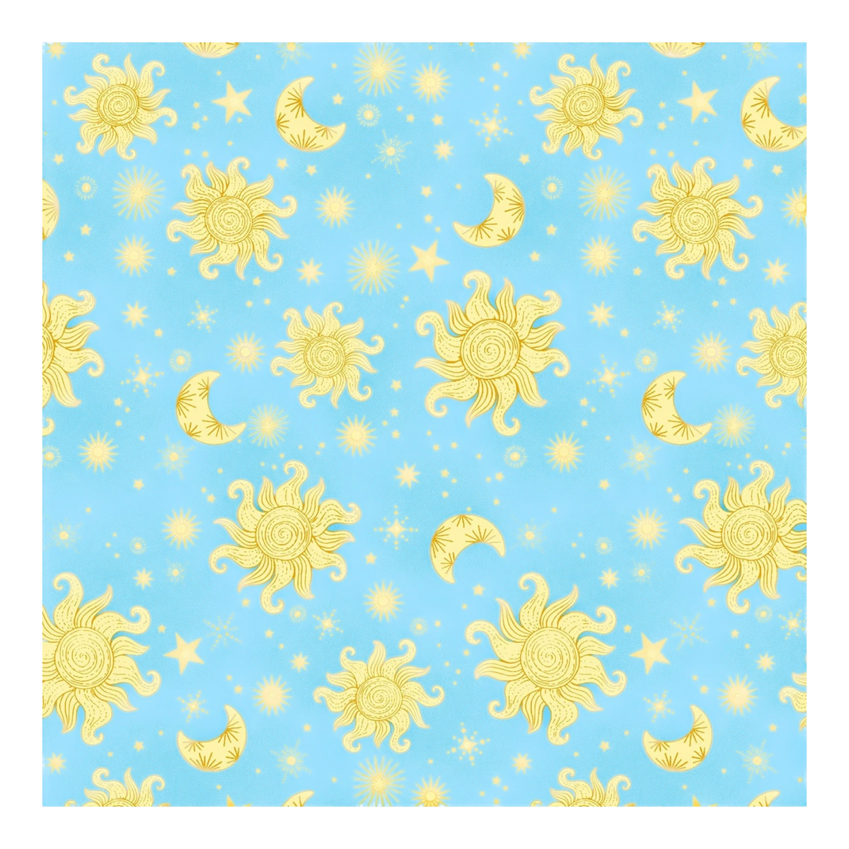 Comfy Flannel - Suns and Stars - Everything Fabric