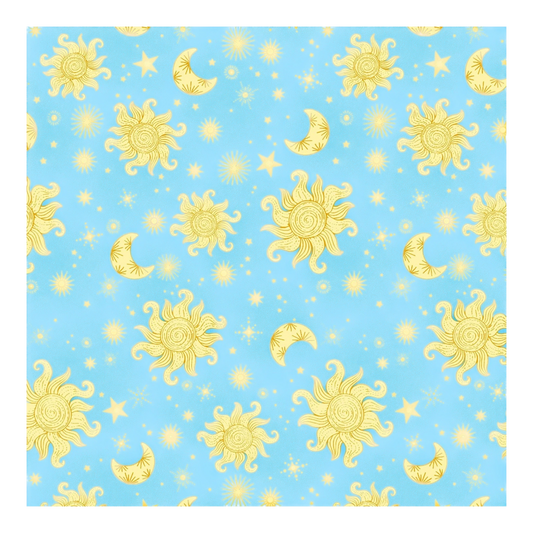 Comfy Flannel - Suns and Stars - Everything Fabric